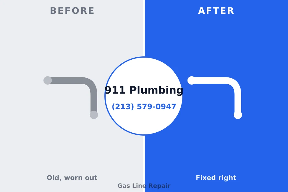Before and after: plumbing company Dover, DE